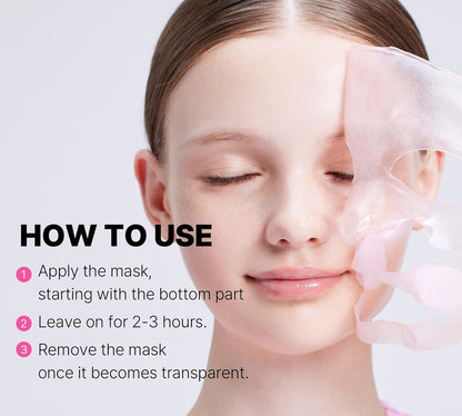 VELONTA™ Peptides Collagen Lifting Glow Hydrogel Face Masks