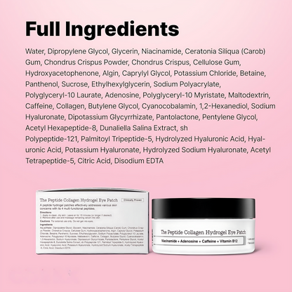 VELONTA™ Peptide Collagen Hydrogel Eye Patch