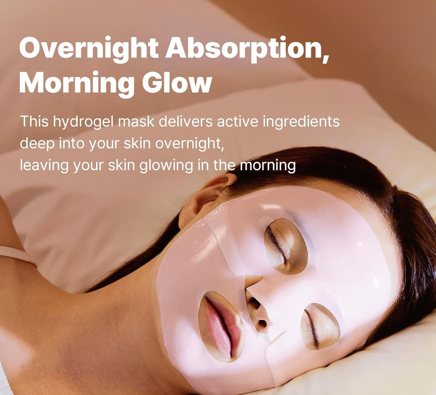 VELONTA™ Peptides Collagen Lifting Glow Hydrogel Face Masks