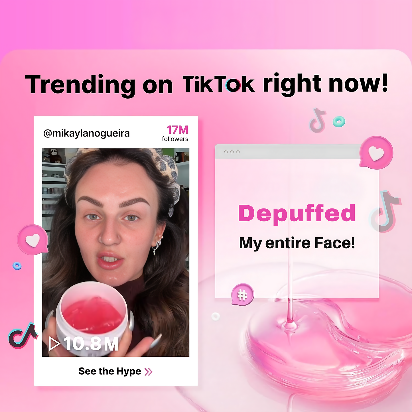 VELONTA™ Peptide Collagen Hydrogel Eye Patch